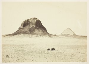 As Pirâmides de Dahshur de Francis Frith