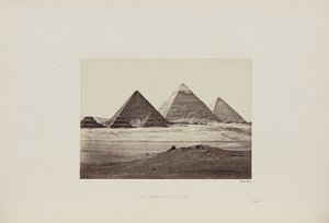 As pirâmides de Gizé de Francis Frith