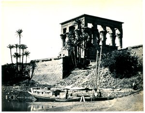 O Ramesseum de El-Kurneh, Tebas, segunda vista de Francis Frith