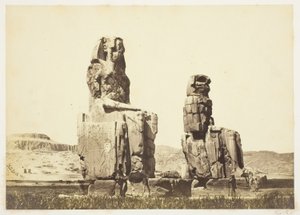 As estátuas de Memnon de Francis Frith