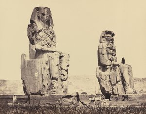 As estátuas da planície, Tebas de Francis Frith