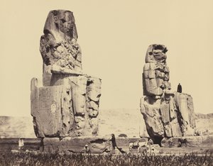 As Estátuas da Planície, Tebas de Francis Frith