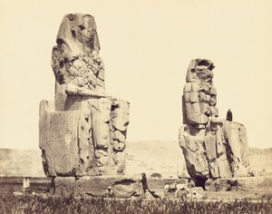 As estátuas da planície, Tebas de Francis Frith