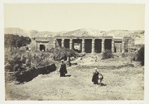 O Templo de Goorneh, Tebas de Francis Frith