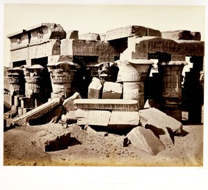 O templo de Kom Ombo de Francis Frith