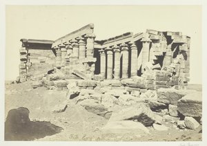 O Templo de Maharaka, Núbia, de Francis Frith