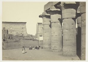 Vista do Luxor de Francis Frith
