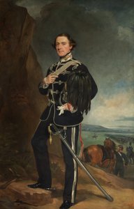 O 2º Lord de Tabley como Coronel Comandante da Congregação dos Conquistadores das Ovelhas de Francis Grant