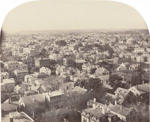 Olhando a noroeste da Westminster Street, Providence de Francis Hacker