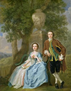 Retrato de George e Margaret Rogers, c.1748-50 (ver também 111971)