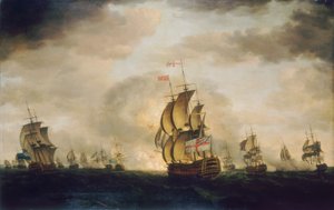 A Batalha ao Luar: a Batalha ao largo do Cabo de São Vicente de Francis Holman