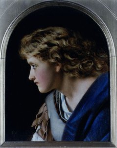 Cabeça de uma menina de Francis John Wyburd