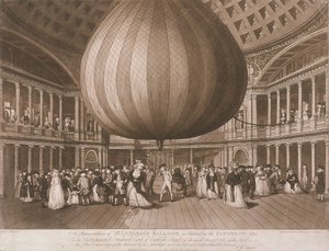 O interior do Panteão, Oxford Street, Londres, 1785