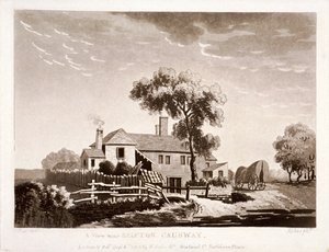 Vista perto de Brixton Causeway, Lambeth, Londres, 1785