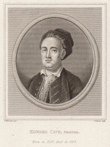 Edward Cave, impressora, nascido em 1891, morreu em 1754 de Francis Kyte