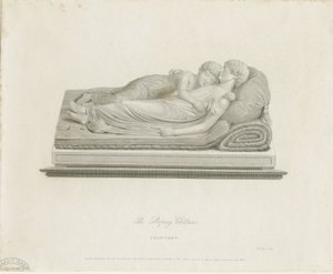 Catedral de Lichfield - "As Crianças Adormecidas": gravura, séc. XIX