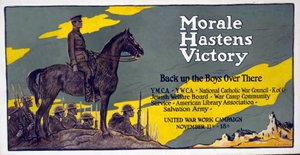 Moral apressa a vitória - apoie os meninos lá em campanha do trabalho da guerra unida, os 11 a 18 de novembro, bar. 1918