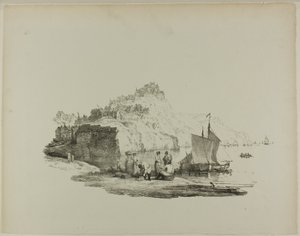 Baía de Robin Hood, Yorkshire de Francis Nicholson