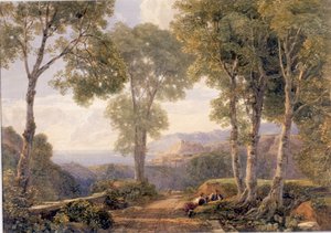 Paisagem (wc em papel wove)