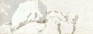 Parte de Pembrokeshire, c.1678 (aguarela e tinta castanha sobre papel) de Francis Place