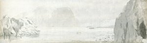 Swansea, c.1678 (aguarela e tinta castanha sobre papel)