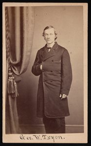 Retrato de George Washington Tryon 1838-1888, por volta de 1860. de Francis S Keeler