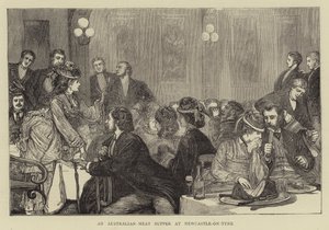 Uma ceia de carne australiana em Newcastle-on-Tyne de Francis S. Walker