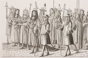 procissão de coroação de James II de Francis Sandford