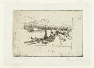 O rio Amstel do hotel Amstel
O Amstel I de Francis Seymour Haden (Sir) (signed by artist)