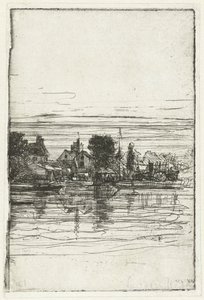 Aldeia junto à água
Lado do Tâmisa de Francis Seymour Haden (Sir) (signed by artist)
