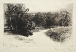 Um pôr do sol na Irlanda de Francis Seymour Haden