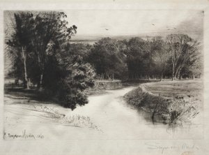 Um pôr do sol na Irlanda de Francis Seymour Haden
