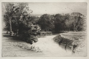Um por do sol na Irlanda, 1863. de Francis Seymour Haden