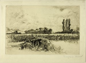 Um Prado de Água de Francis Seymour Haden
