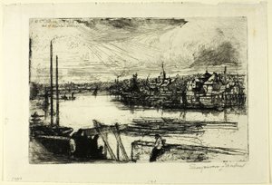 Alcance de Battersea de Francis Seymour Haden