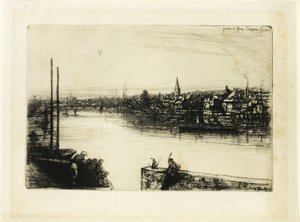 Alcance de Battersea de Francis Seymour Haden