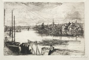 Alcance de Battersea, 1843. de Francis Seymour Haden
