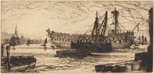 Desmantelamento do Agamemnon de Francis Seymour Haden