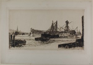 Rompimento do Agamenon, No. II de Francis Seymour Haden