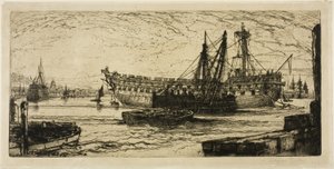 Rompimento do Agamenon, No. I de Francis Seymour Haden