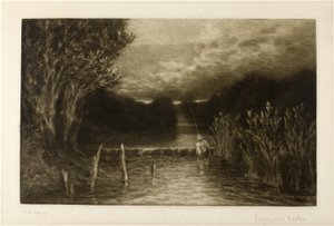 Pescaria de Greyling de Francis Seymour Haden