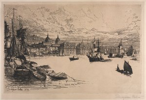 Greenwich. de Francis Seymour Haden
