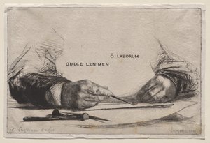 Gravura à mão de Francis Seymour Haden