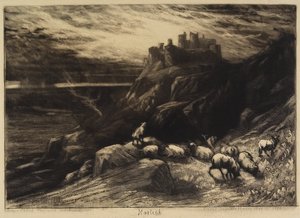 Harlech, nº II, 1880 de Francis Seymour Haden