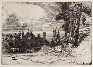 Casa de Horseley em Willesley de Francis Seymour Haden