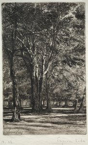 Jardins Kensington (O Prato Maior) de Francis Seymour Haden