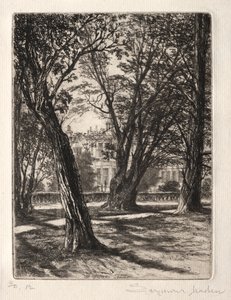 Jardins de Kensington (O Prato Pequeno) de Francis Seymour Haden