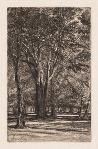 Kensington Gardens, No. 2 (O Prato Maior) de Francis Seymour Haden