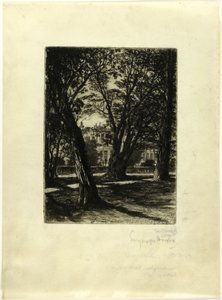 Kensington Gardens, No. I (prato pequeno) de Francis Seymour Haden