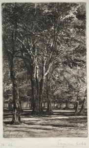 Jardins de Kensington A Placa Maior, 1860.